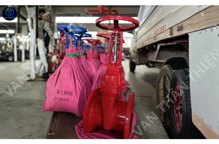 Van cửa gang ty nổi