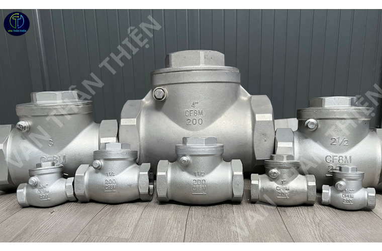 Van 1 chiều lá lật inox 304